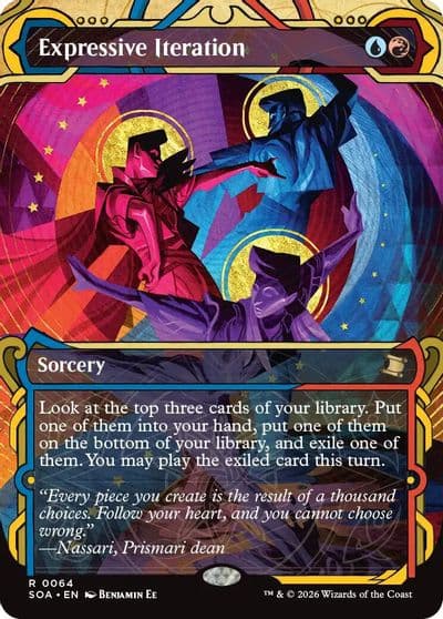 Expressive Iteration Secrets of Strixhaven: Mystical Archive Magic card
