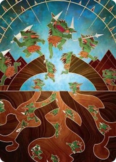 Empty the Warrens Art Card Art Series: Secrets of Strixhaven Magic card