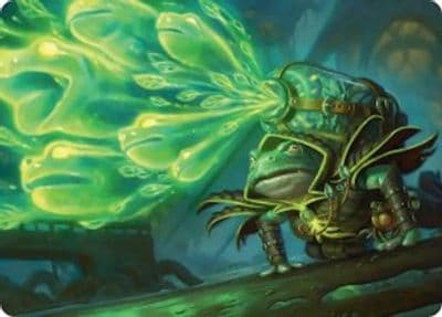 Burrog Barrage Art Card Art Series: Secrets of Strixhaven Magic card