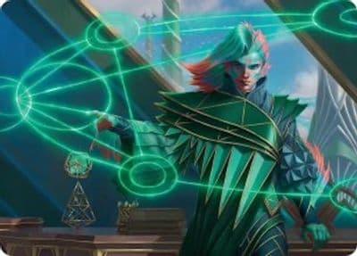 Nev the Practical Dean Art Card Art Series: Secrets of Strixhaven Magic card