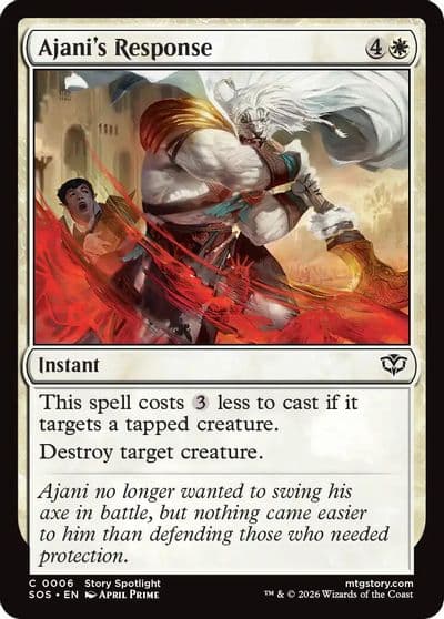 Ajanis Response Secrets of Strixhaven Magic card