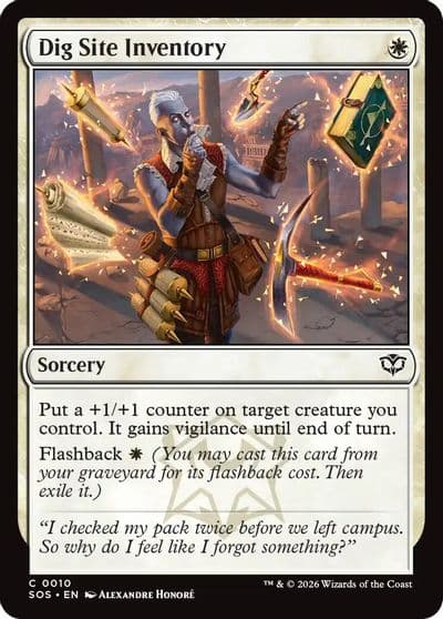 Dig Site Inventory Secrets of Strixhaven Magic card