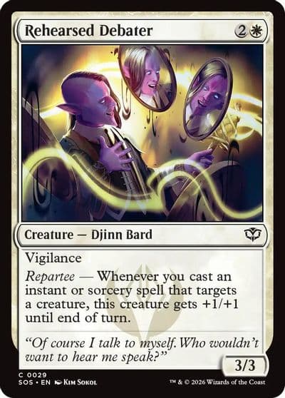 Rehearsed Debater Secrets of Strixhaven Magic card