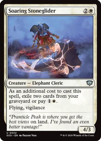 Soaring Stoneglider Secrets of Strixhaven Magic card