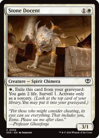 Stone Docent Secrets of Strixhaven Magic card