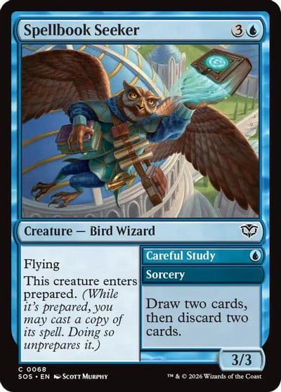 Spellbook Seeker Secrets of Strixhaven Magic card