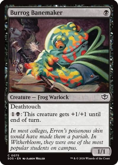 Burrog Banemaker Secrets of Strixhaven Magic card