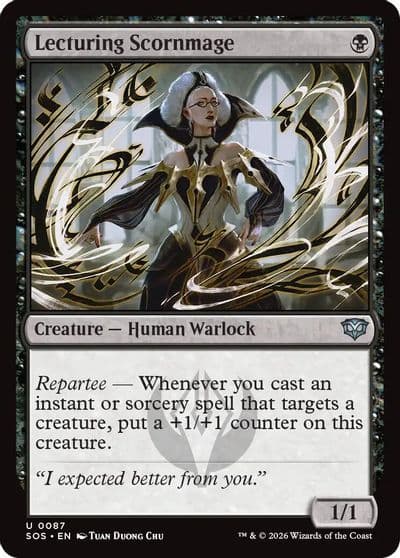 Lecturing Scornmage Secrets of Strixhaven Magic card