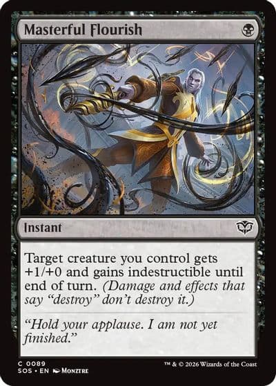 Masterful Flourish Secrets of Strixhaven Magic card