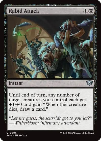 Rabid Attack Secrets of Strixhaven Magic card