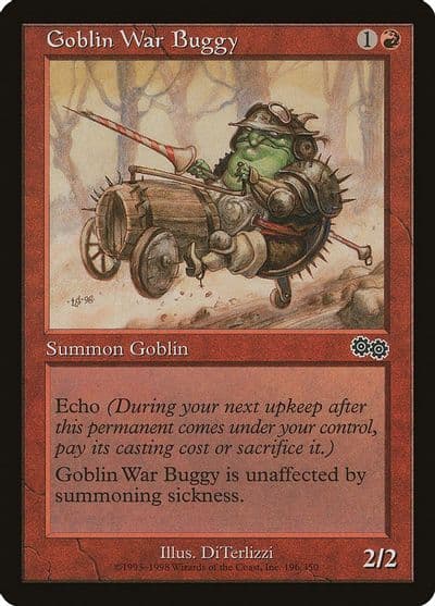 Goblin War Buggy Urza's Saga Magic card