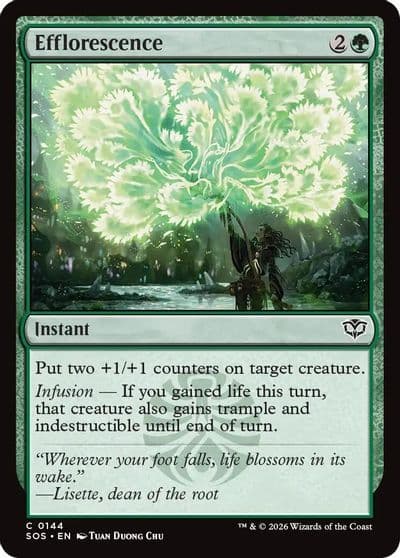 Efflorescence Secrets of Strixhaven Magic card