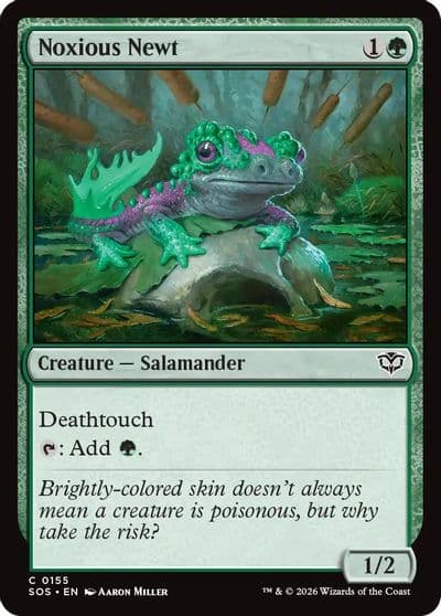 Noxious Newt Secrets of Strixhaven Magic card