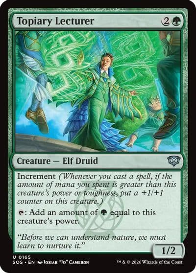 Topiary Lecturer Secrets of Strixhaven Magic card