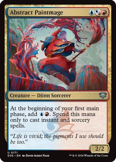 Abstract Paintmage Secrets of Strixhaven Magic card