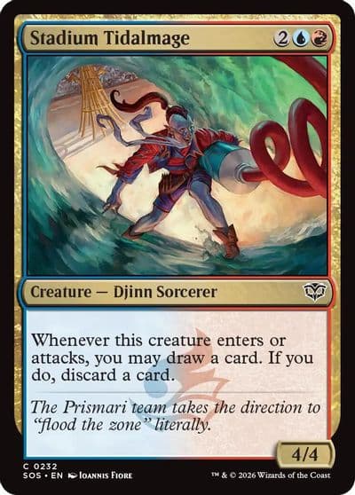 Stadium Tidalmage Secrets of Strixhaven Magic card