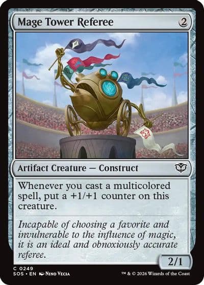 Mage Tower Referee Secrets of Strixhaven Magic card