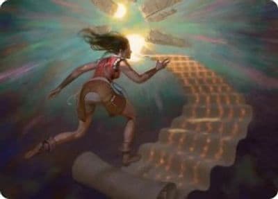 Pursue the Past Art Card Art Series: Secrets of Strixhaven Magic card