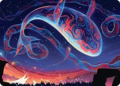 Spectacular Skywhale Art Card Art Series: Secrets of Strixhaven Magic card