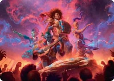 Zaffai and the Tempests Art Card Art Series: Secrets of Strixhaven Magic card