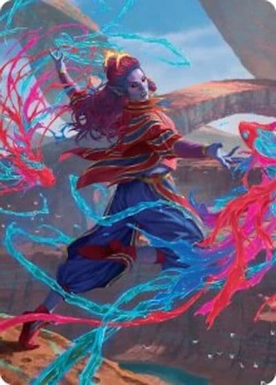 Rootha Mastering the Moment Art Card Art Series: Secrets of Strixhaven Magic card