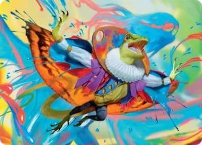 Inspired Skypainter Art Card Art Series: Secrets of Strixhaven Magic card