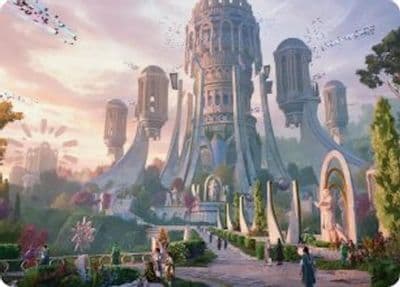 Command Tower Art Card Art Series: Secrets of Strixhaven Magic card