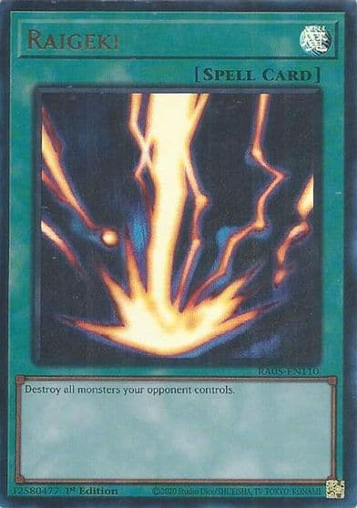 Raigeki Ultra Rare Rarity Collection 5 Yu-Gi-Oh! card
