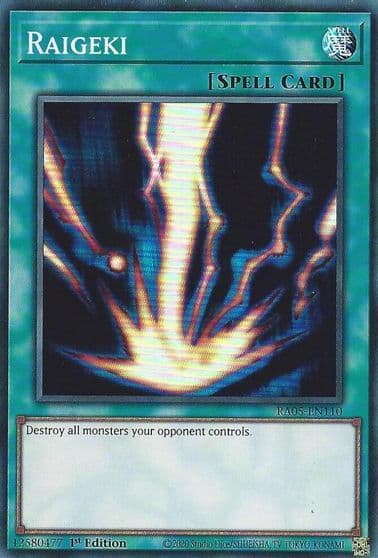 Raigeki Rarity Collection 5 Yu-Gi-Oh! card