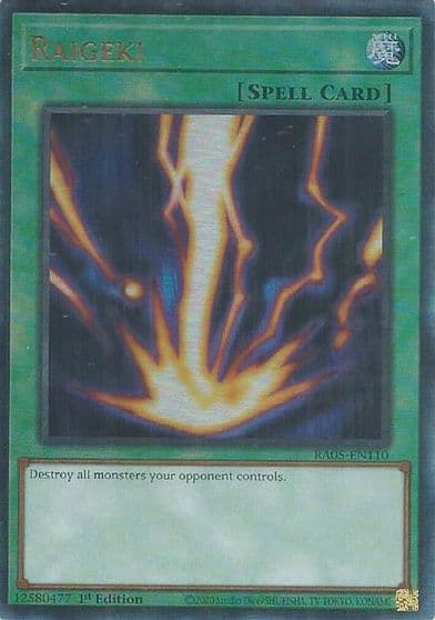 Raigeki Ultimate Rare Rarity Collection 5 Yu-Gi-Oh! card