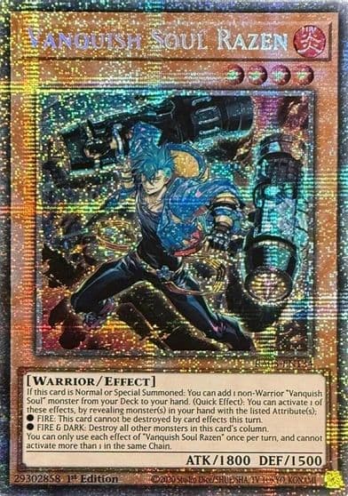 Vanquish Soul Razen Starlight Rare Rarity Collection 5 Yu-Gi-Oh! card