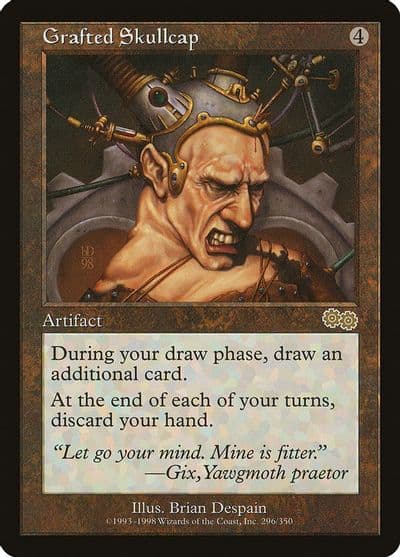 Grafted Skullcap Urza's Saga Magic card