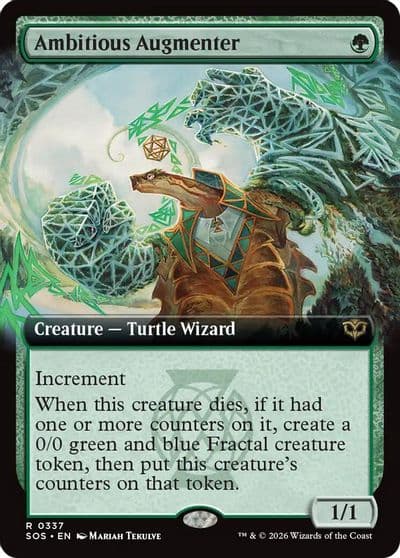 Ambitious Augmenter Extended Art Secrets of Strixhaven Magic card