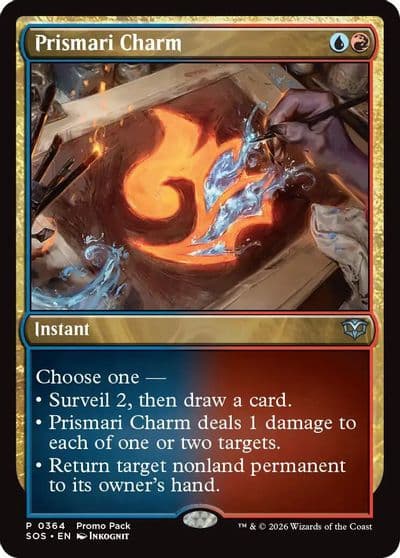 Prismari Charm Promo Pack: Secrets of Strixhaven Magic card