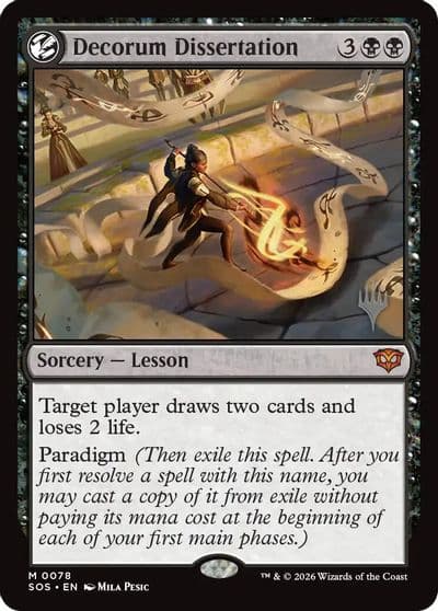 Decorum Dissertation Promo Pack: Secrets of Strixhaven Magic card