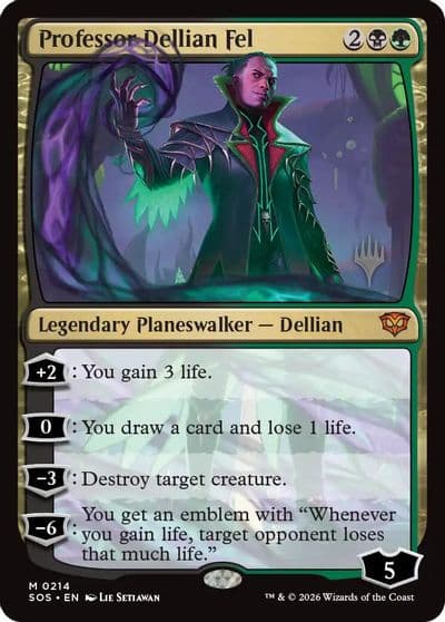 Professor Dellian Fel Promo Pack: Secrets of Strixhaven Magic card