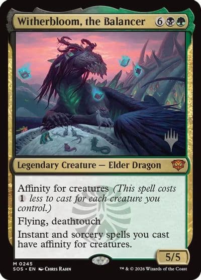 Witherbloom the Balancer Promo Pack: Secrets of Strixhaven Magic card