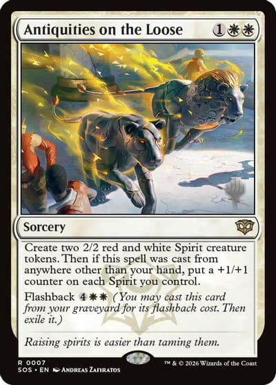 Antiquities on the Loose Promo Pack: Secrets of Strixhaven Magic card