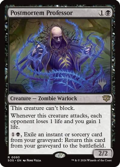 Postmortem Professor Promo Pack: Secrets of Strixhaven Magic card