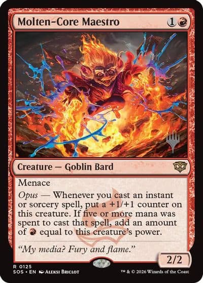 Molten Core Maestro Promo Pack: Secrets of Strixhaven Magic card