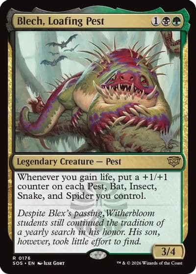 Blech Loafing Pest Promo Pack: Secrets of Strixhaven Magic card