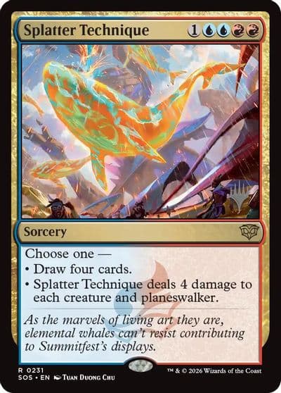 Splatter Technique Promo Pack: Secrets of Strixhaven Magic card