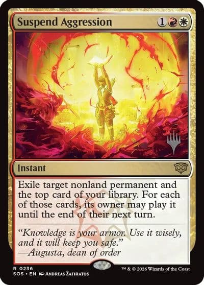 Suspend Aggression Promo Pack: Secrets of Strixhaven Magic card