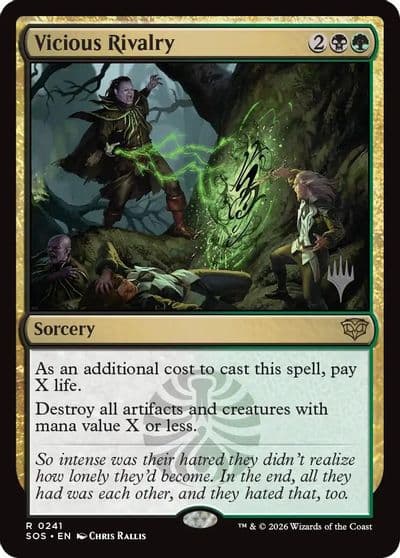 Vicious Rivalry Promo Pack: Secrets of Strixhaven Magic card