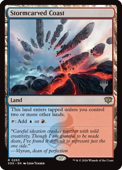 Stormcarved Coast Promo Pack: Secrets of Strixhaven Magic card