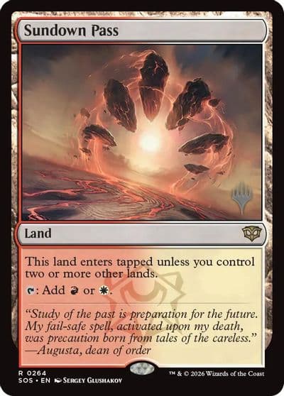 Sundown Pass Promo Pack: Secrets of Strixhaven Magic card