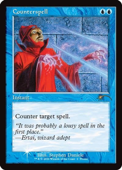 Counterspell Retro Frame MagicFest Cards Magic card