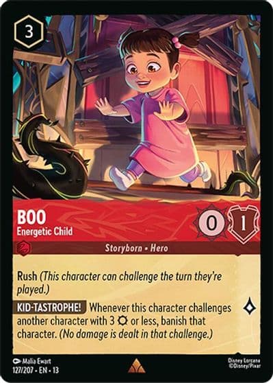 Boo Energetic Child Attack of the Vine! Lorcana card