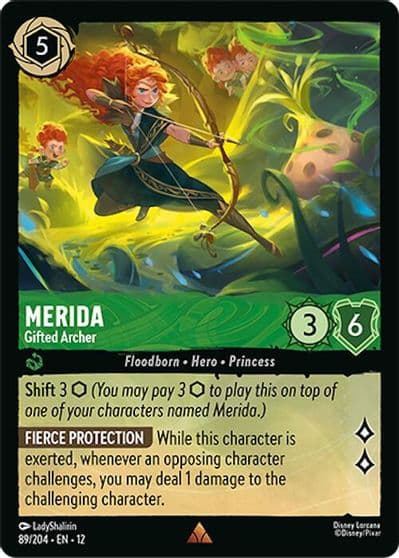 Merida Gifted Archer Wilds Unknown Lorcana card