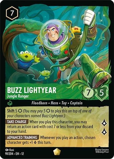 Buzz Lightyear Jungle Ranger Wilds Unknown Lorcana card